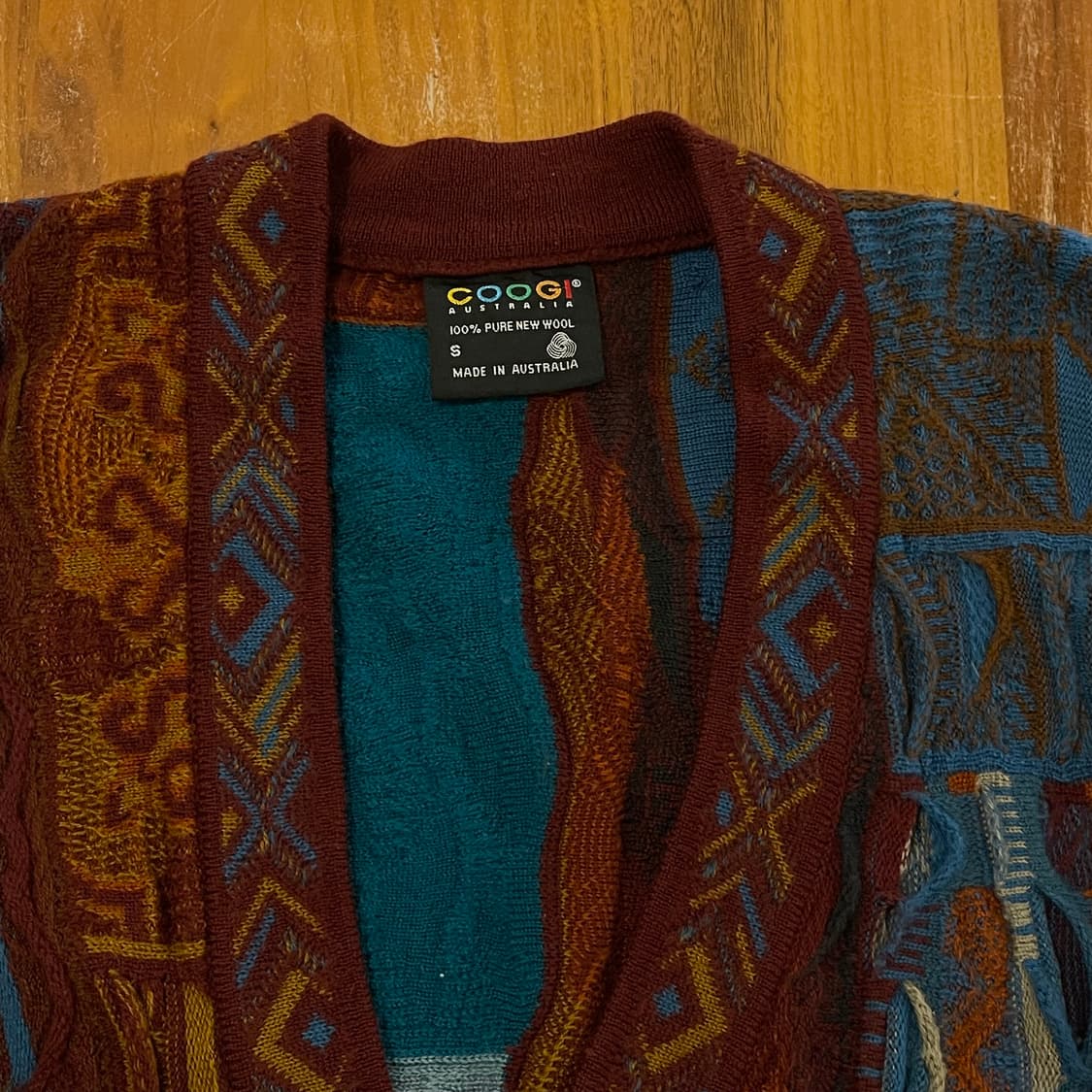 Coogi 쿠지 울 가디건 S 상품이미지3