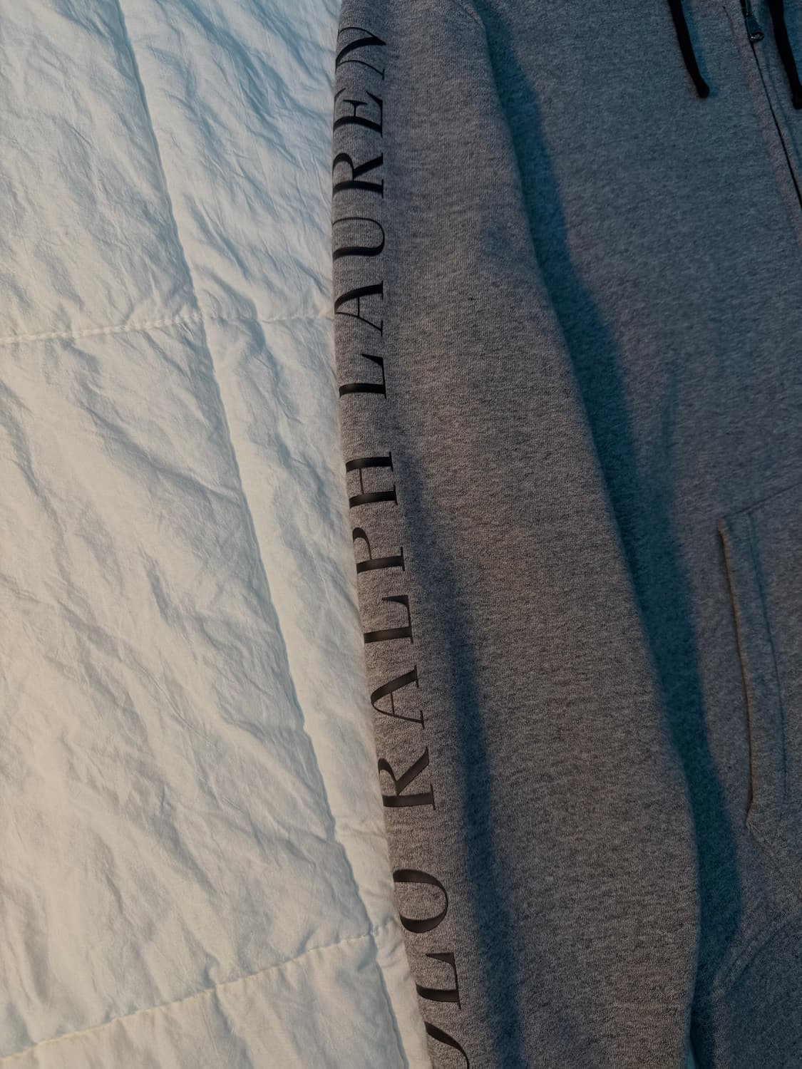 [새상품급] 폴로 랄프로렌 빅포니 레터링 그레이 후드집업 상품이미지3