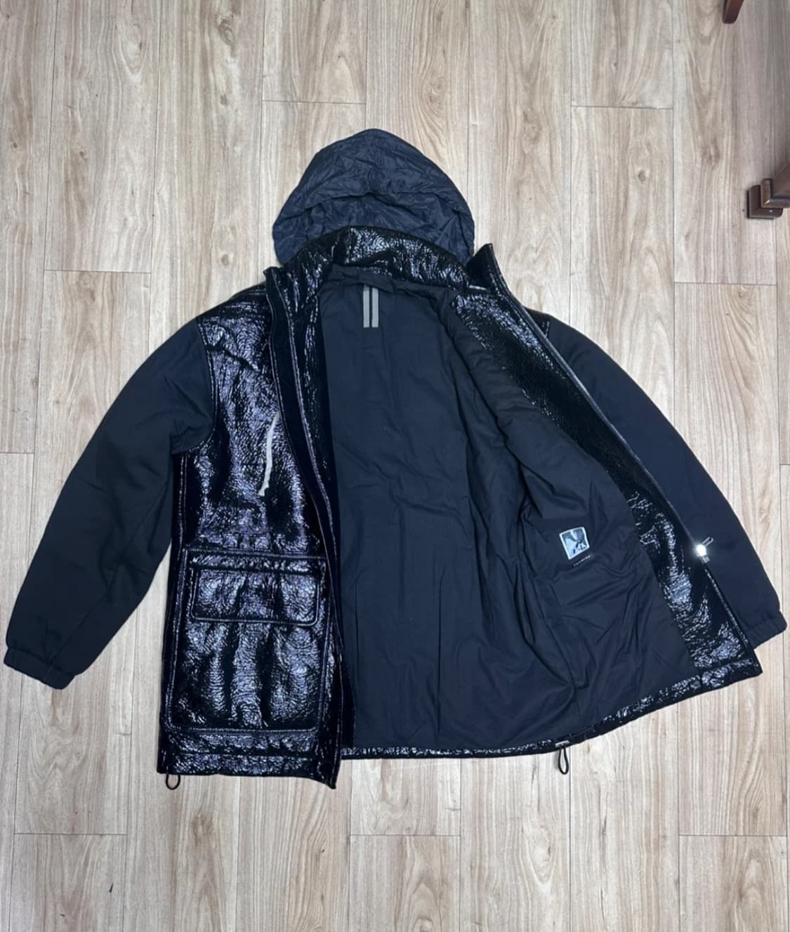 릭 오웬스 폴레트 파카 블랙 S 상품이미지5