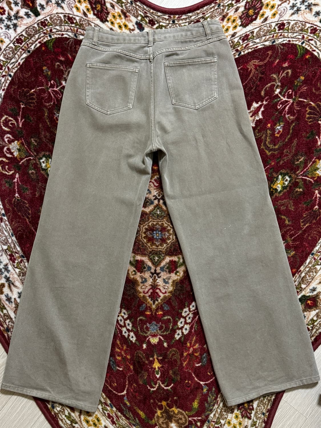 [L] 아모멘토 세미 와이드 부츠컷 데님 상품이미지2