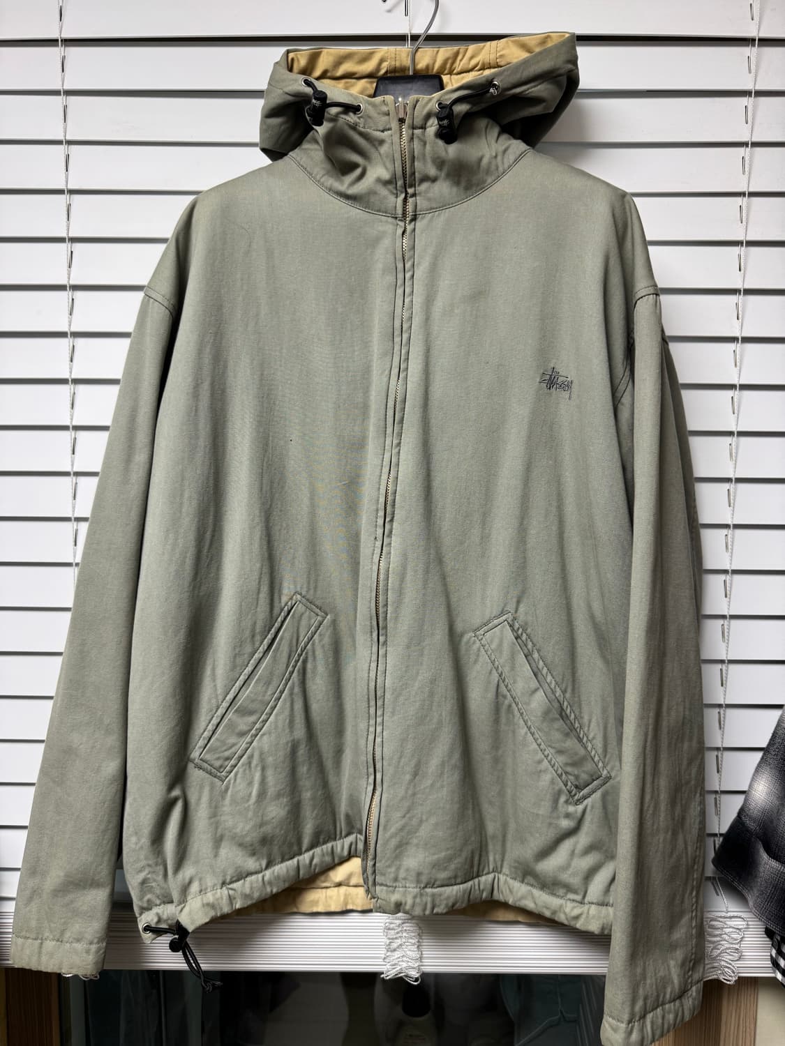 00s 스투시 리버시블 코튼 파카   상품이미지3