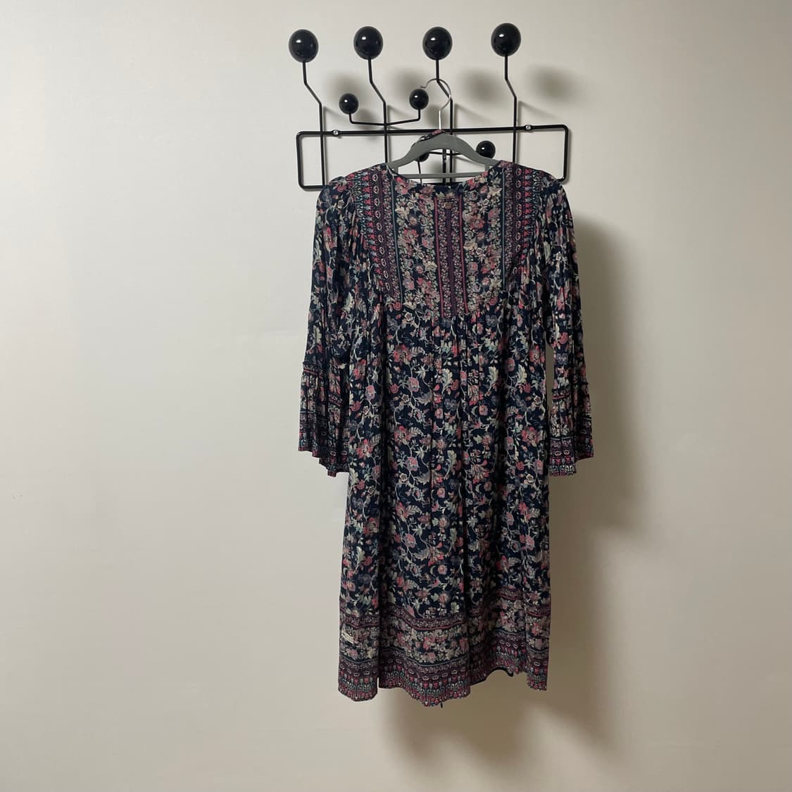 써스데이아일랜드 테슬 보헤미안 원피스 네이비 s사이즈 상품이미지2