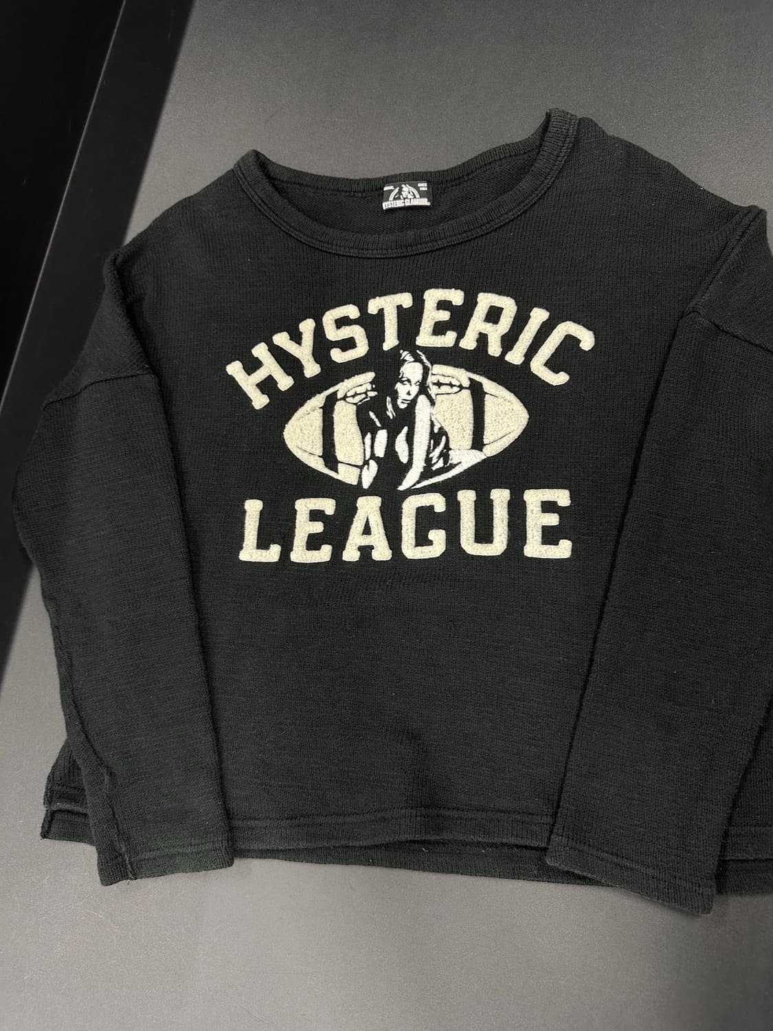 히스테릭 글래머 럭비 패치 히스걸 긴팔 니트 상품이미지5