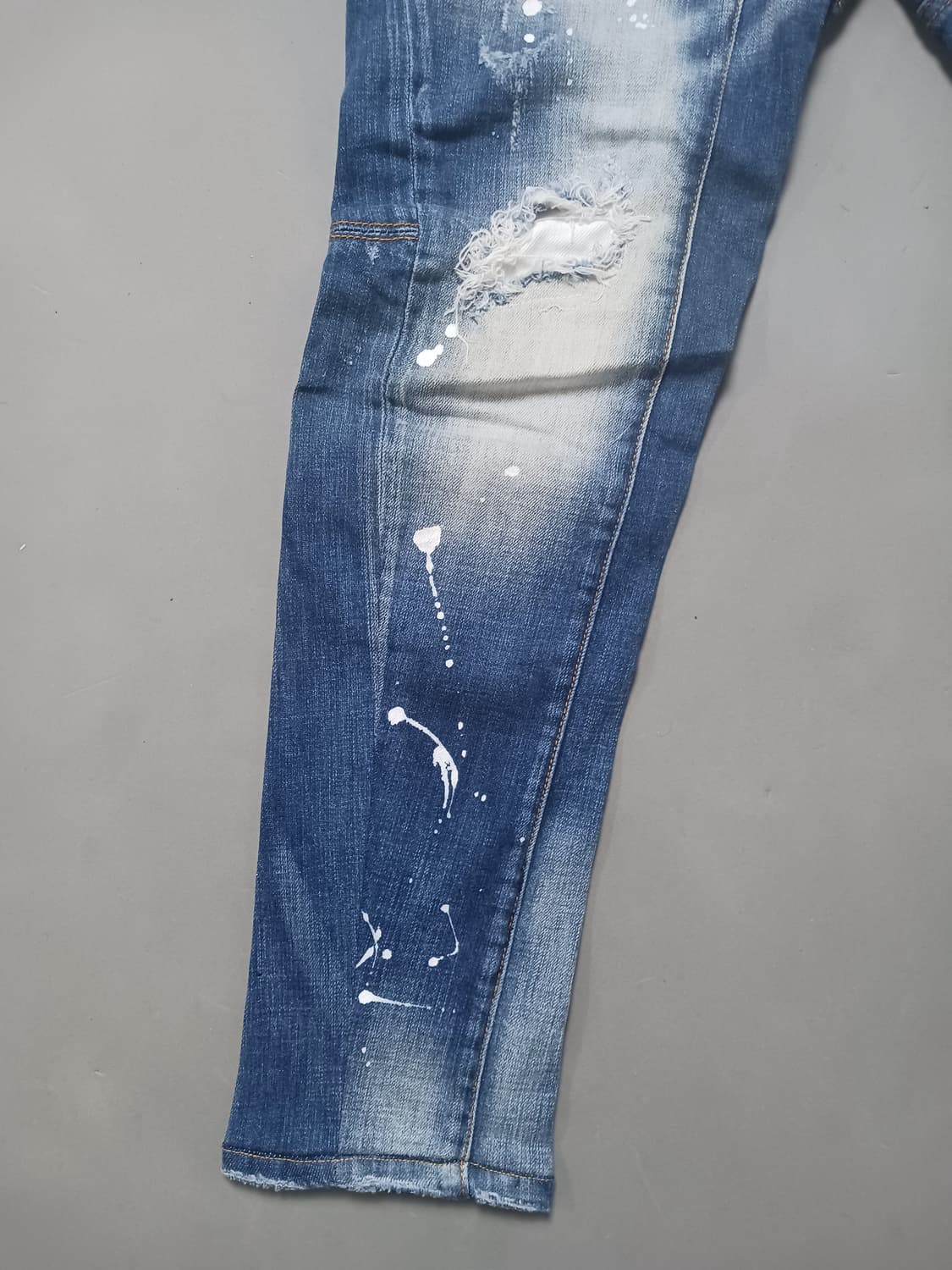 [50] 디스퀘어드2 아이콘패치 타이디바이커진 청바지 34 35 상품이미지3