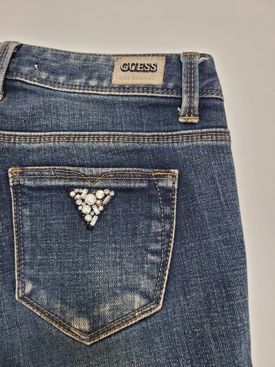 GUESS 스타더스트 인디고 슬림 부츠컷 데님 청바지 / 여 64 (26 상품이미지6