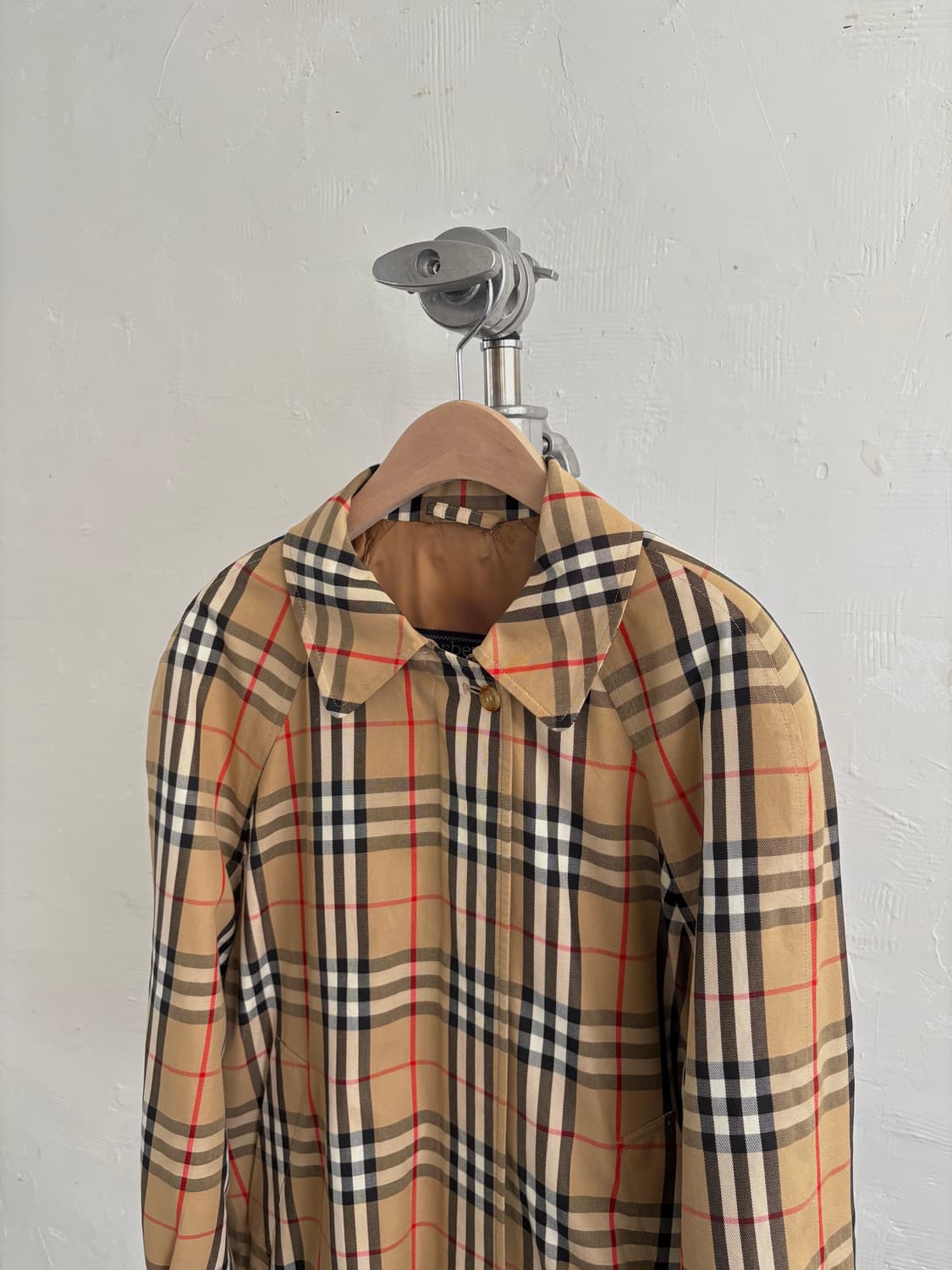 버버리 라나울 노바체크 헤링턴 자켓 상품이미지3