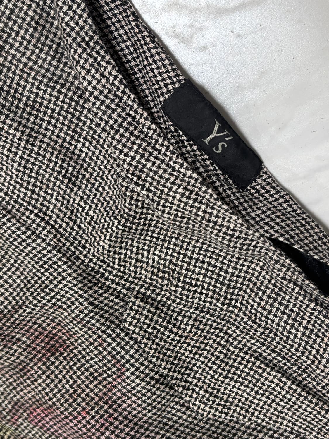 희귀/Yohji Yamamoto vintage check skirt 상품이미지2