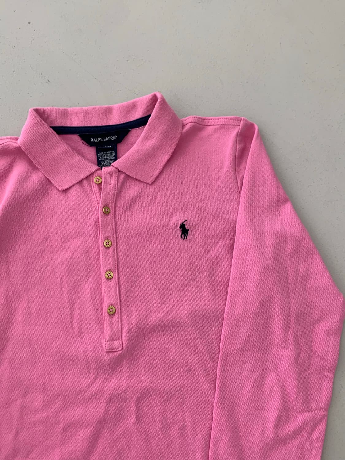 폴로 랄프로렌 걸즈 긴팔 카라티 XL(16) 상품이미지3