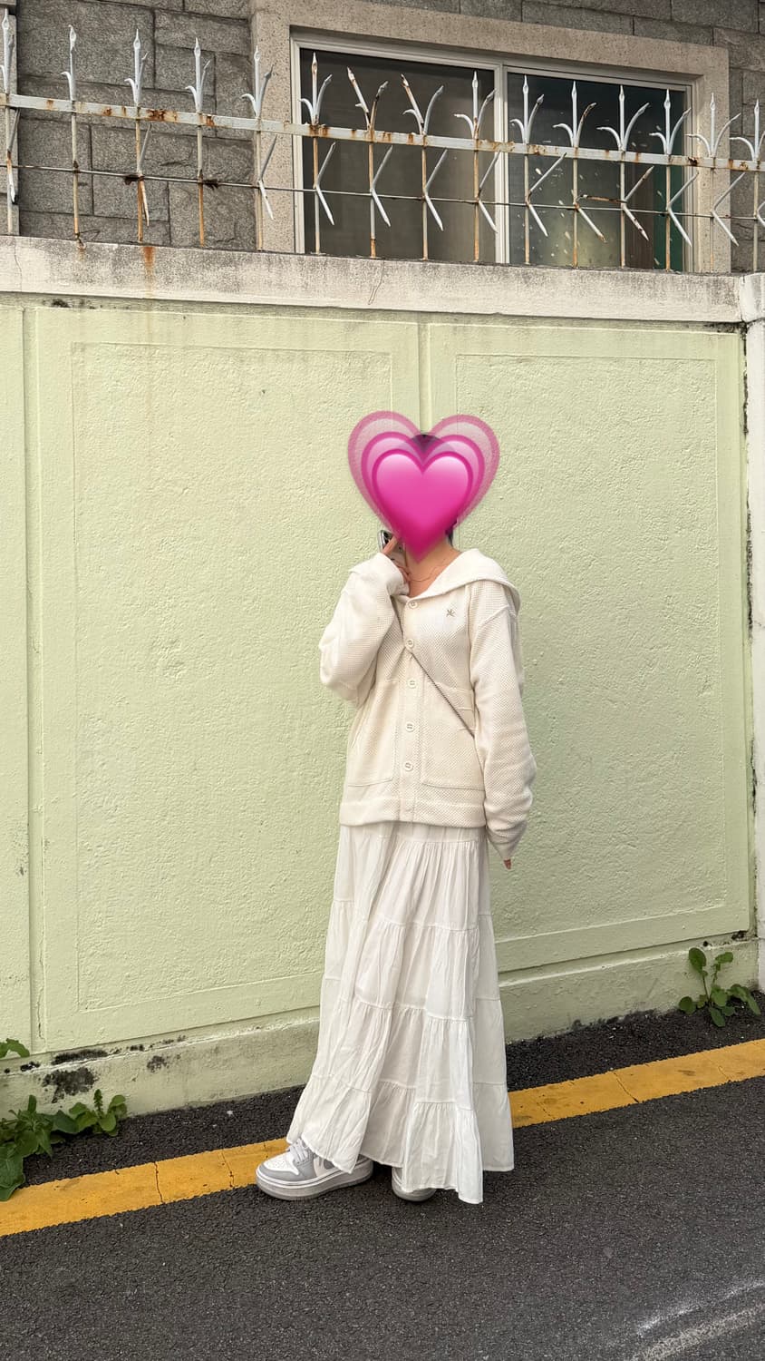 더콜디스트모먼트 와플 후드 크롭 재킷 아이보리 M 상품이미지1