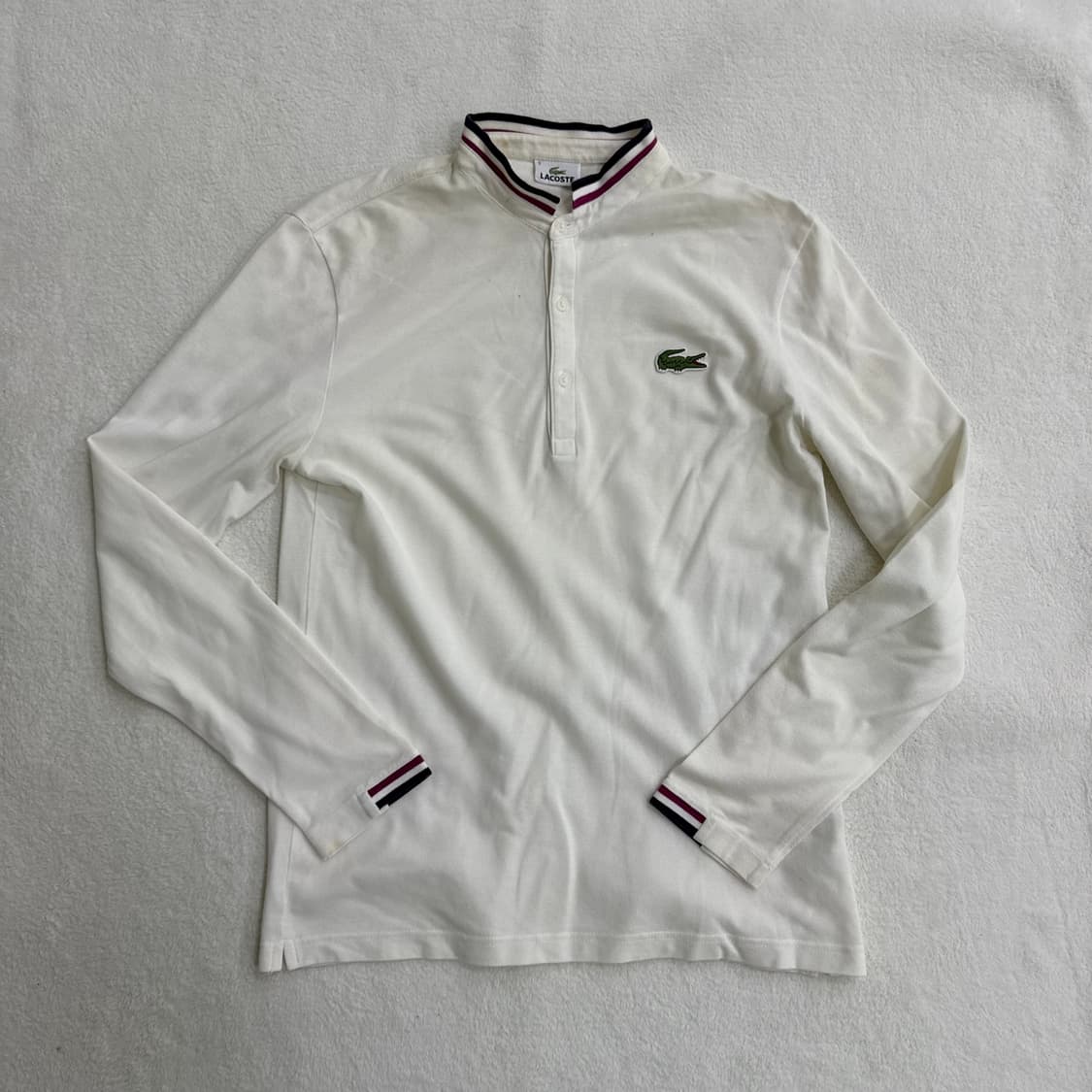 95 라코스테 헨리넥 긴팔 티셔츠 0316T 상품이미지1