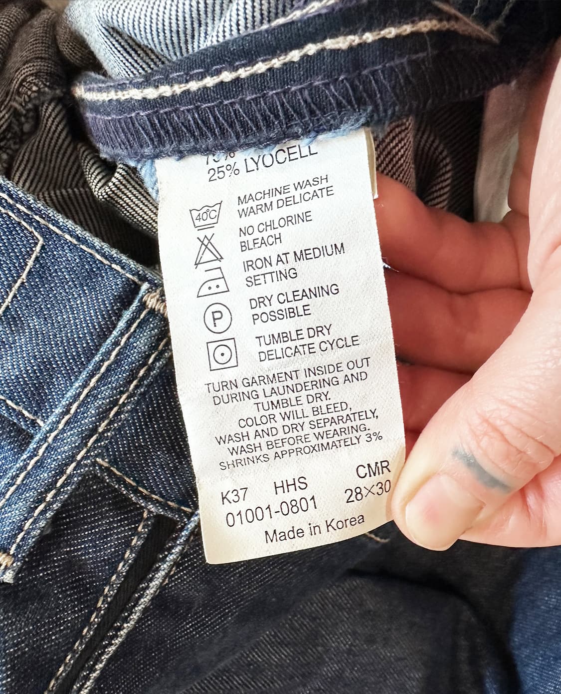 LEVI'S engineered 001 w28 상품이미지10