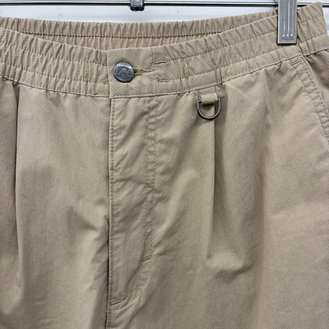 Lee 베이지색 허리 풀밴딩 와이드 팬츠 허리26in 상품이미지2