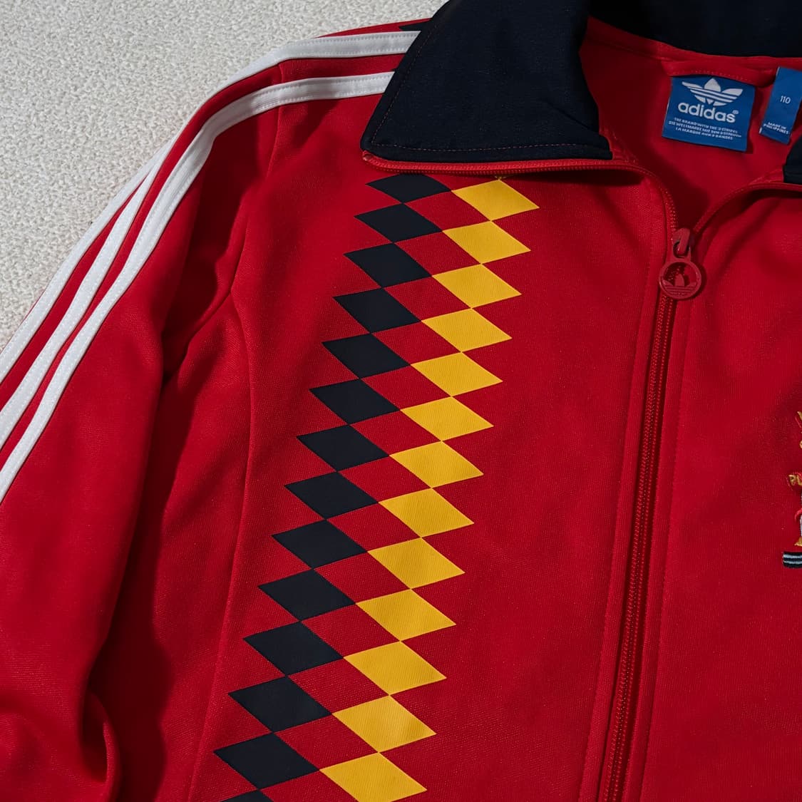 아디다스 스페인 국대 레드 트랙탑 져지 상품이미지3