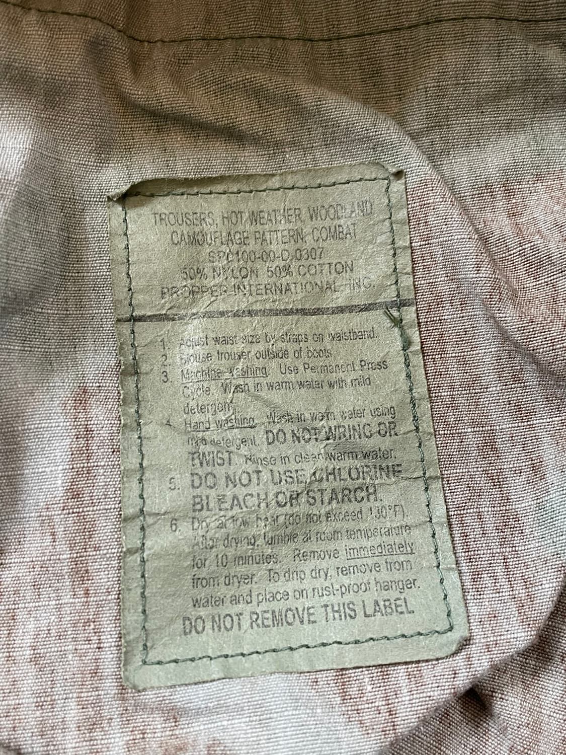 밀리터리 카고 팬츠 상품이미지3