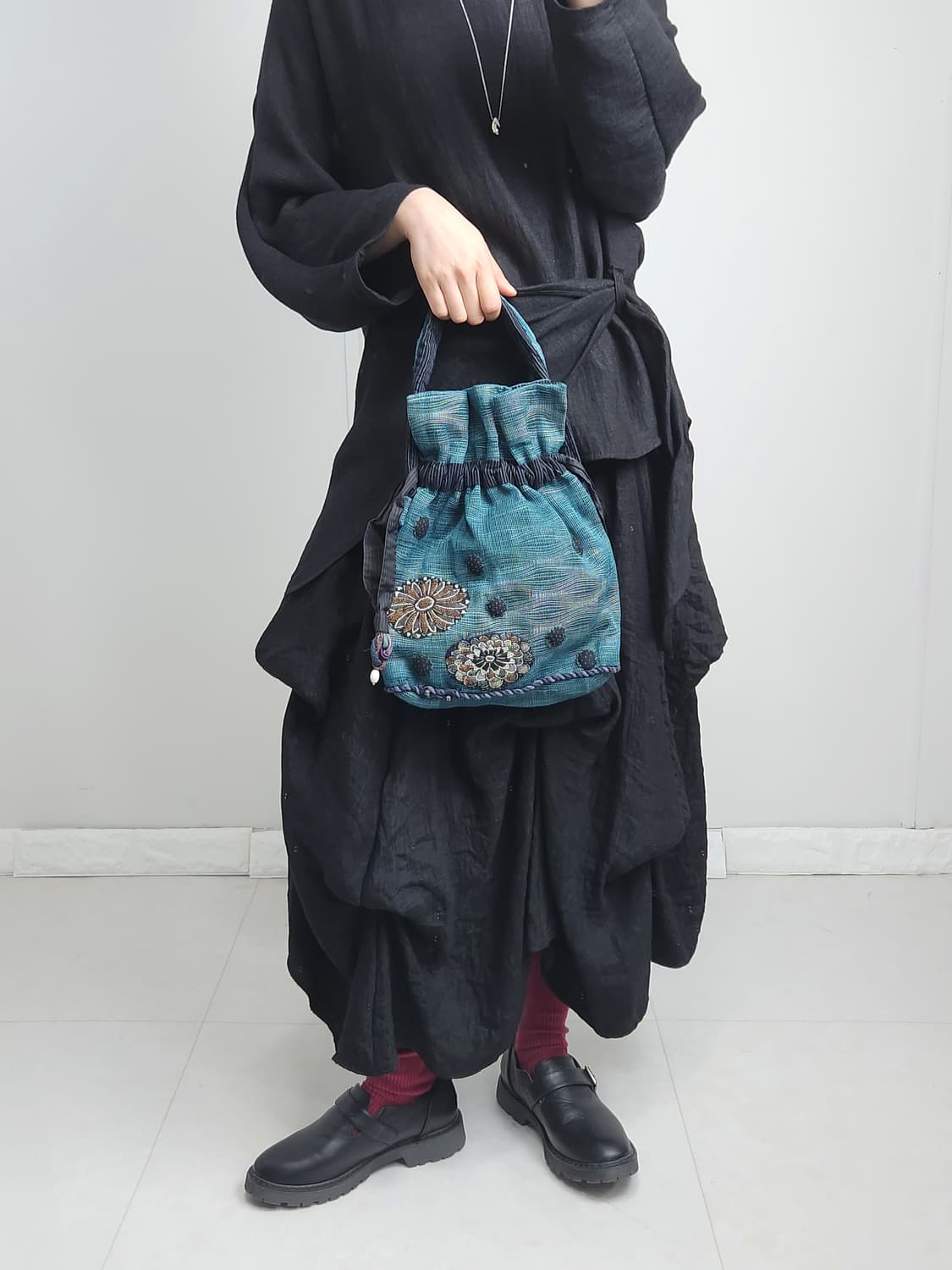 복조리 플로럴 백 상품이미지3