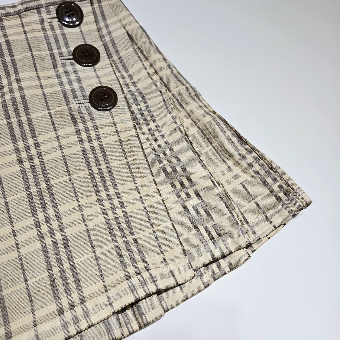 버버리 체크 스커트[36] 상품이미지3