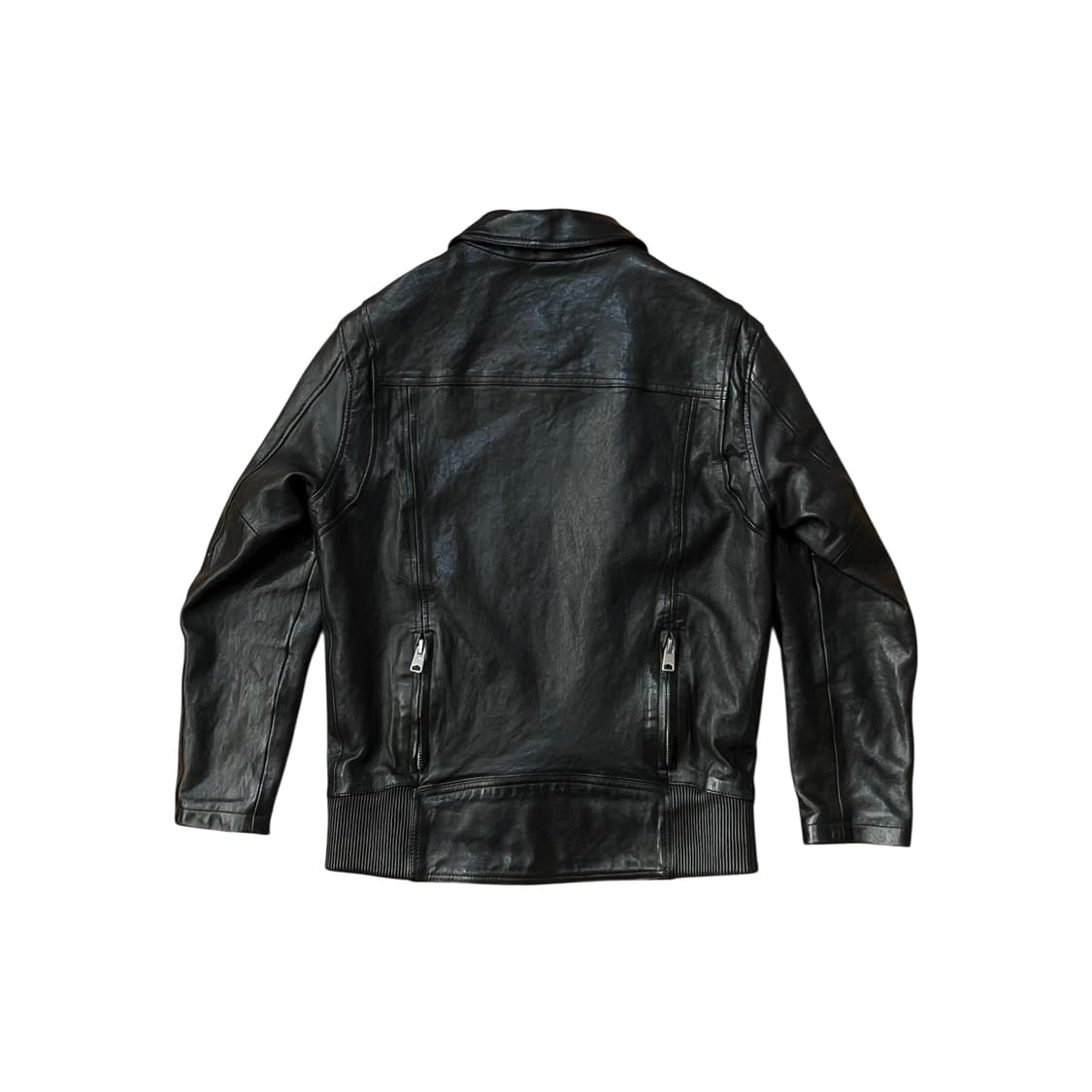 All Saints Kaleb Leather Jacket 상품이미지2