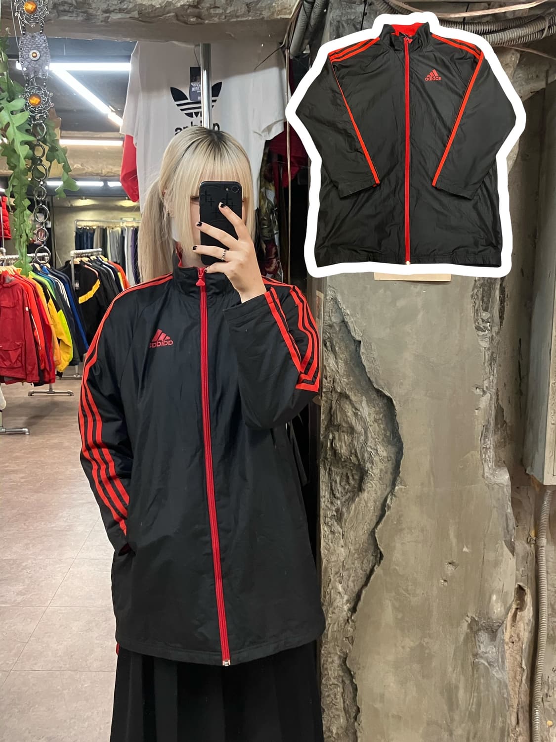 아디다스 점퍼 블랙 L   #csz1797  상품이미지1