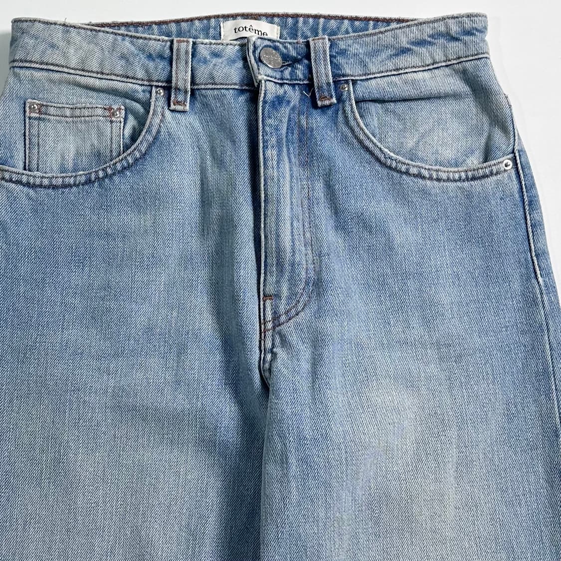 토템 플레어 핏 연청 팬츠  상품이미지2