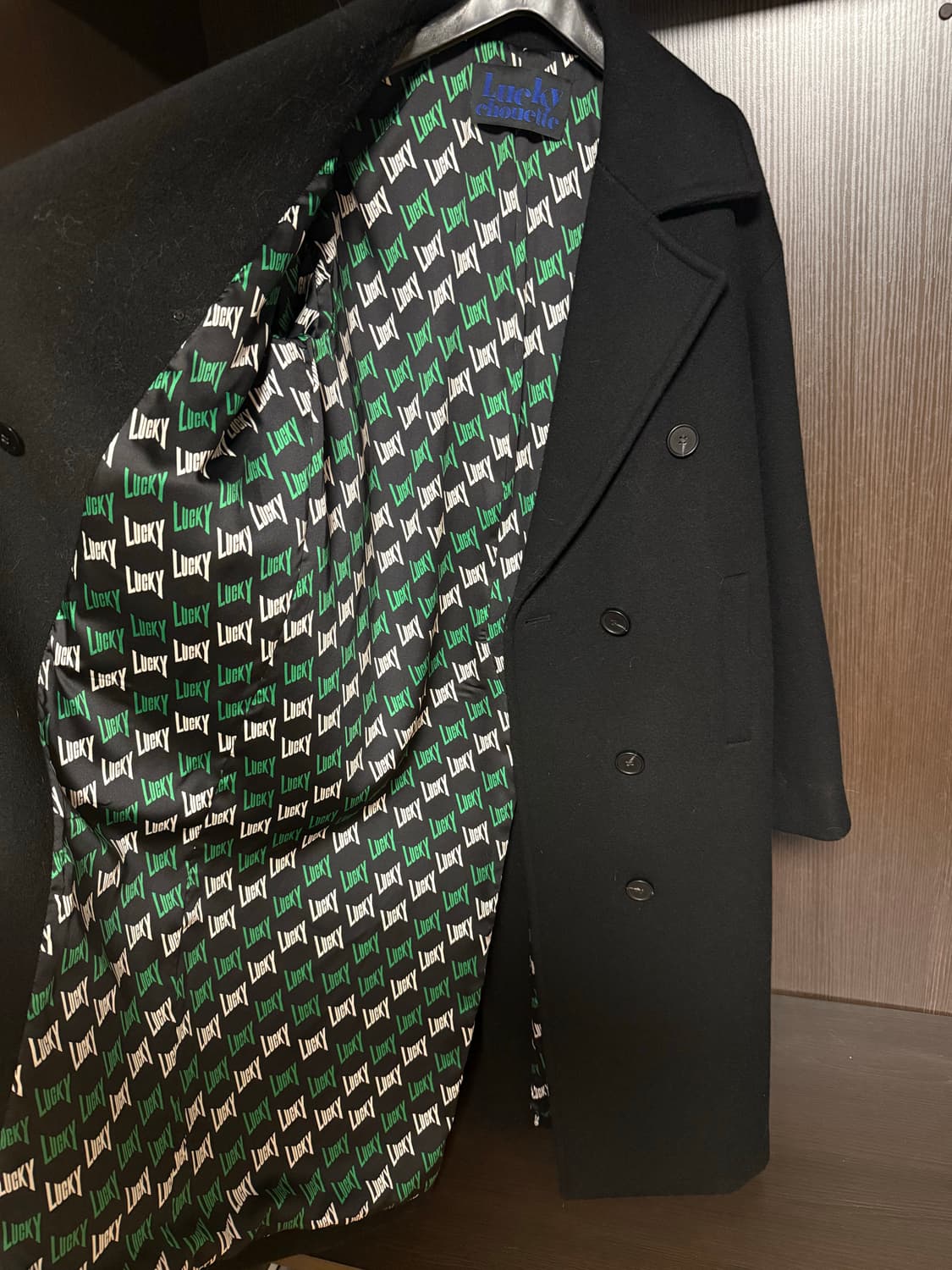 럭키슈에뜨 코트 LYCAW24300BKX 사이즈36 상품이미지3