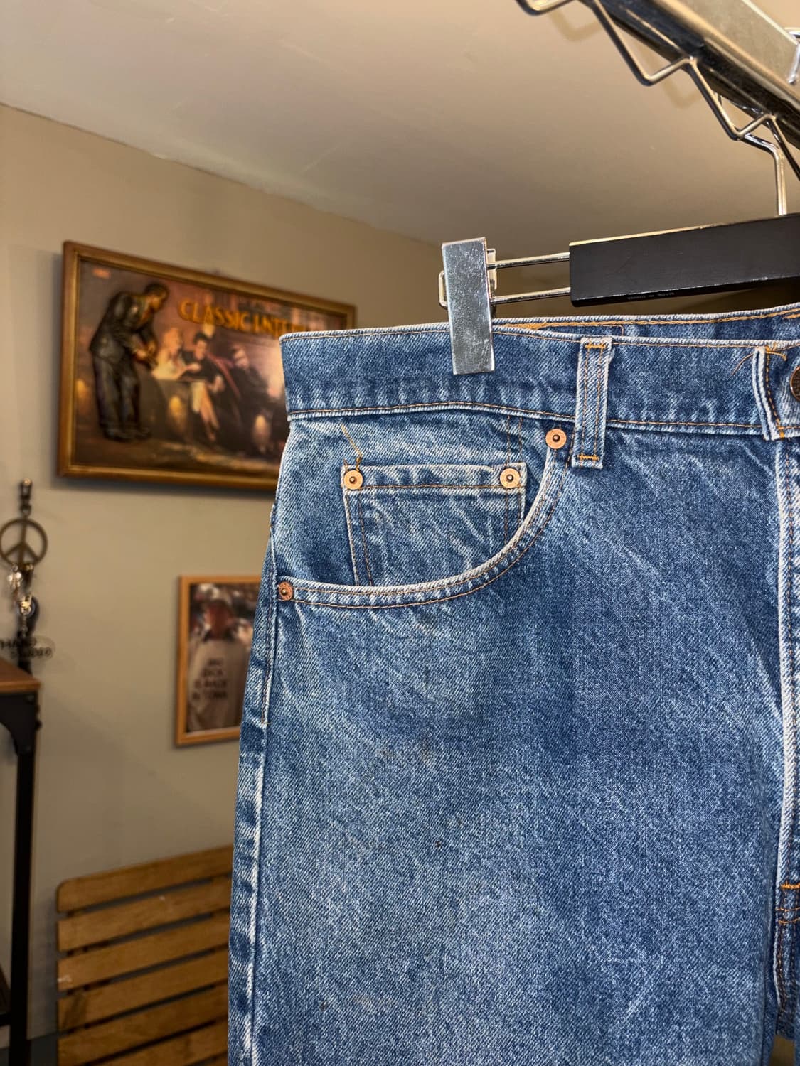 90’s Levi’s 517 USA flare denim pants  상품이미지6