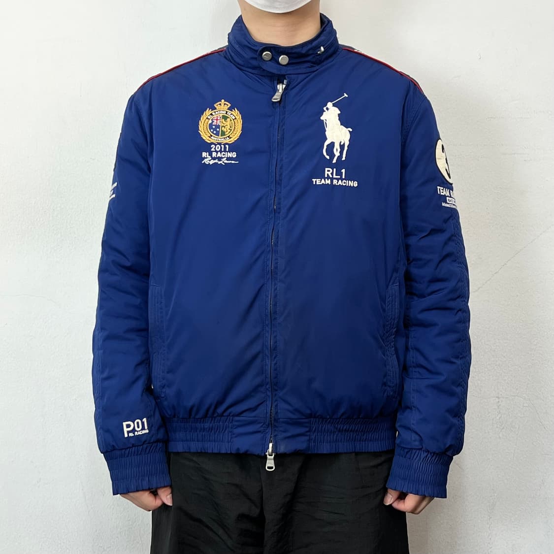 폴로랄프로렌 RL1 패디드 투웨이 레이싱 자켓 상품이미지4