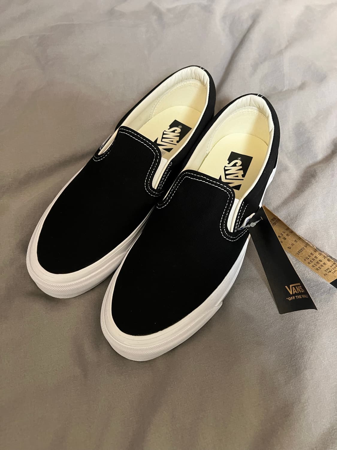 반스 슬립온 LX 44 프리미엄 블랙 265 새제품 상품이미지2