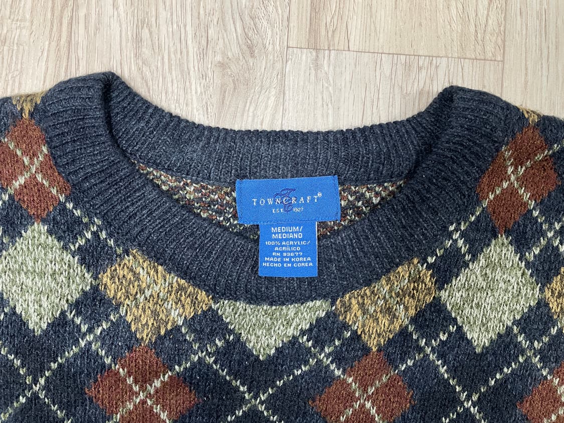 100) 80's JC페니 타운크래프트 이가일 스웨터(RRL&LVC&폴로 상품이미지3