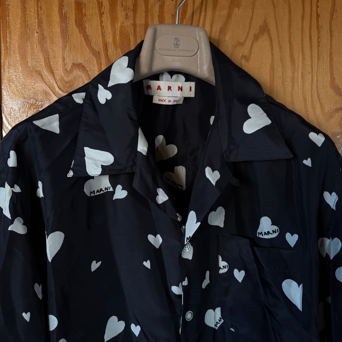 마르니(Marni) 23 S/S 하보타이 실크 하와이안 셔츠 상품이미지4