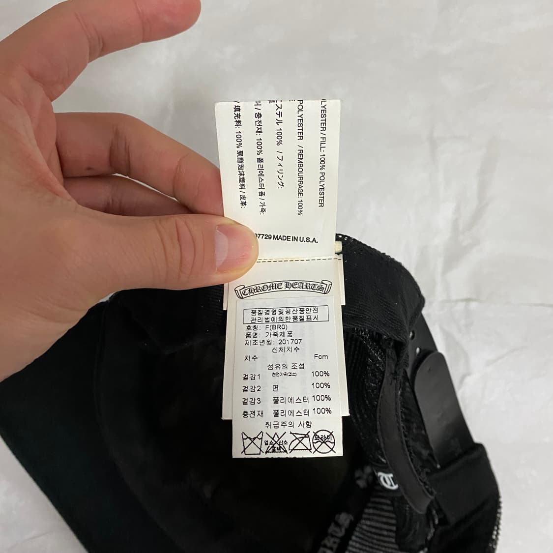 [Free] 크롬하츠 세메터리 트러커햇 블랙 레드 상품이미지8