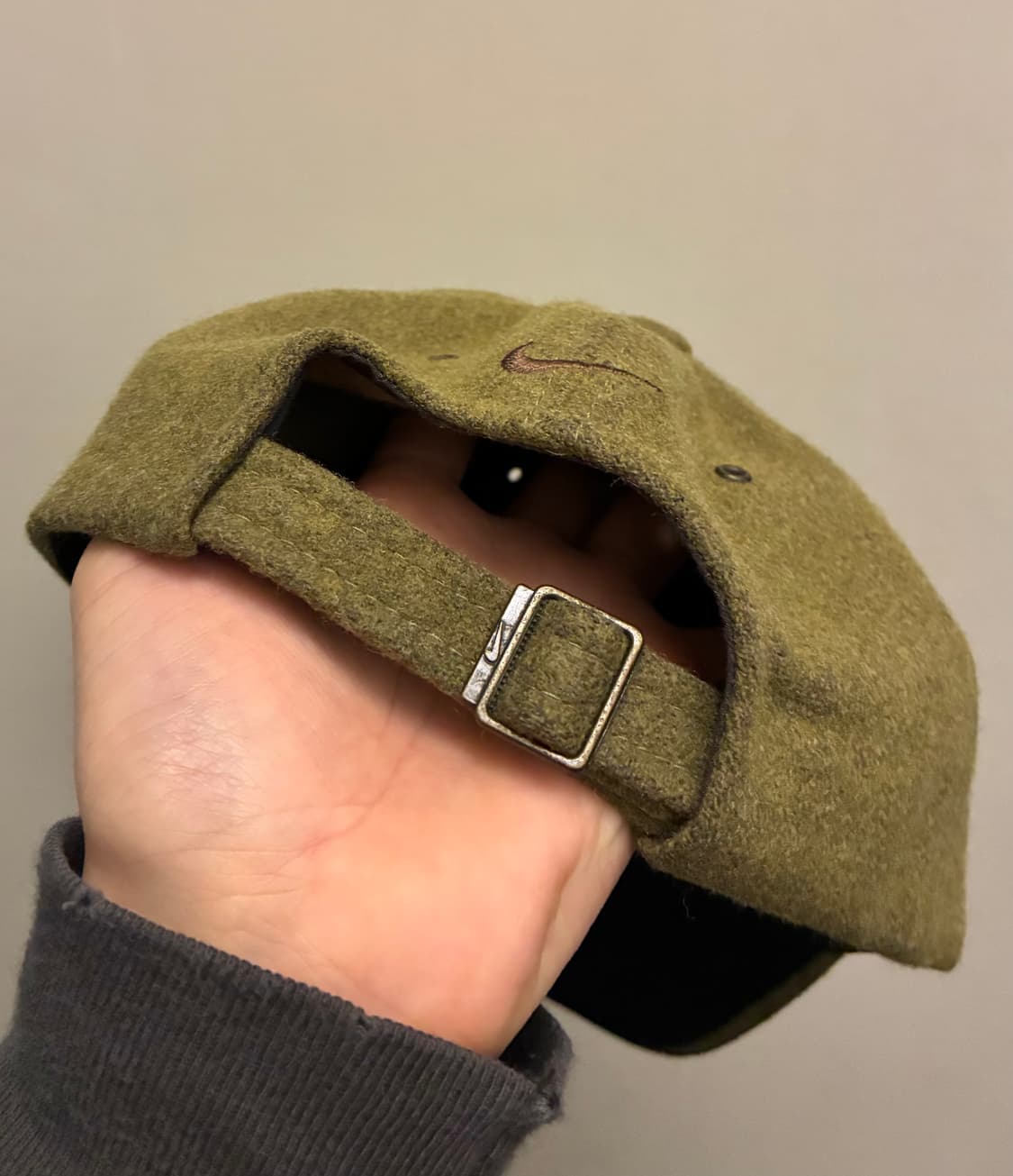 (F)90s 나이키 스포츠 울 나일론 빈티지 볼캡모자 덕캡 상품이미지6