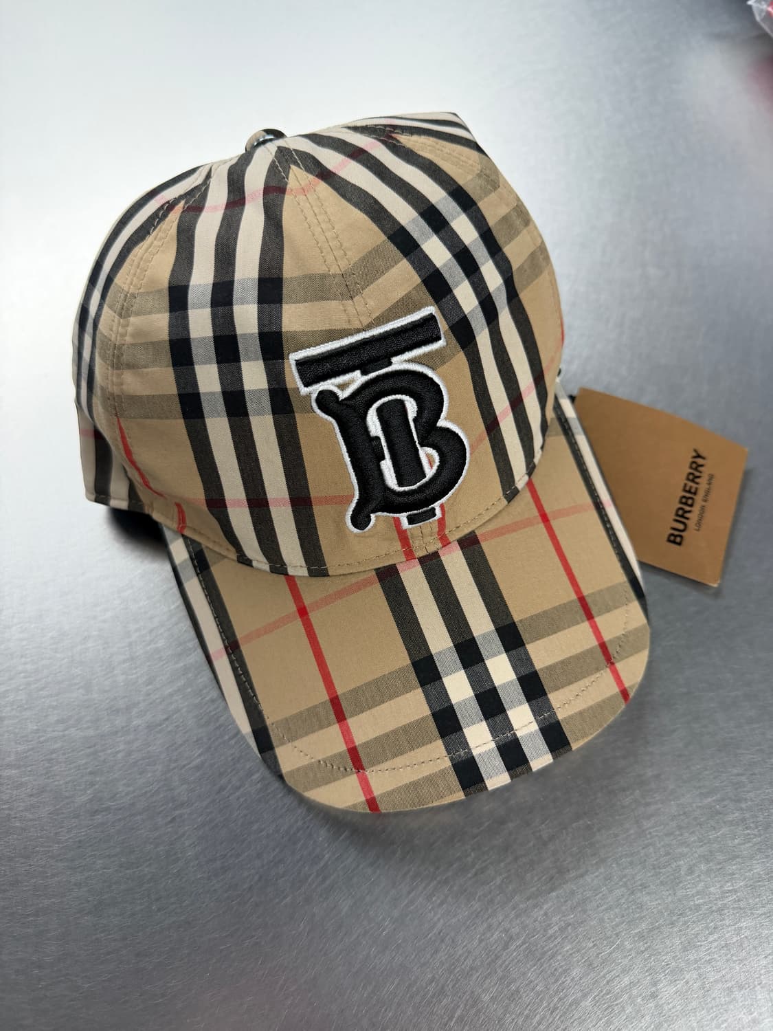 Burberry 버버리 모노그램 볼캡 모자 M 상품이미지1