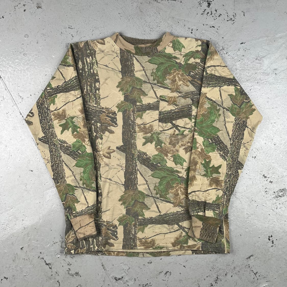 빈티지 랭글러 리얼트리 카모 포켓 롱슬리브 상품이미지2