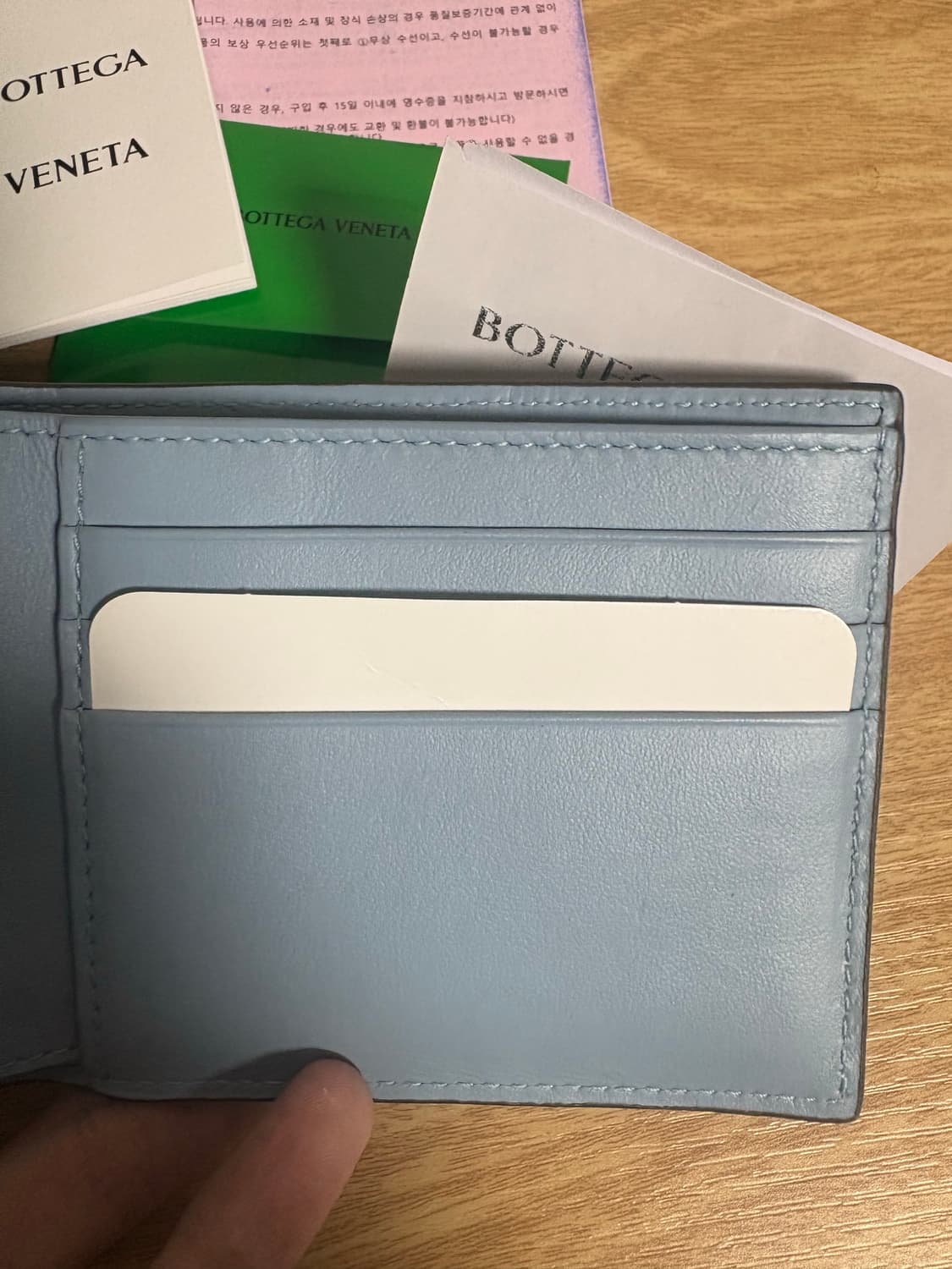 보테가베네타 카세트 반지갑 새상품 상품이미지4