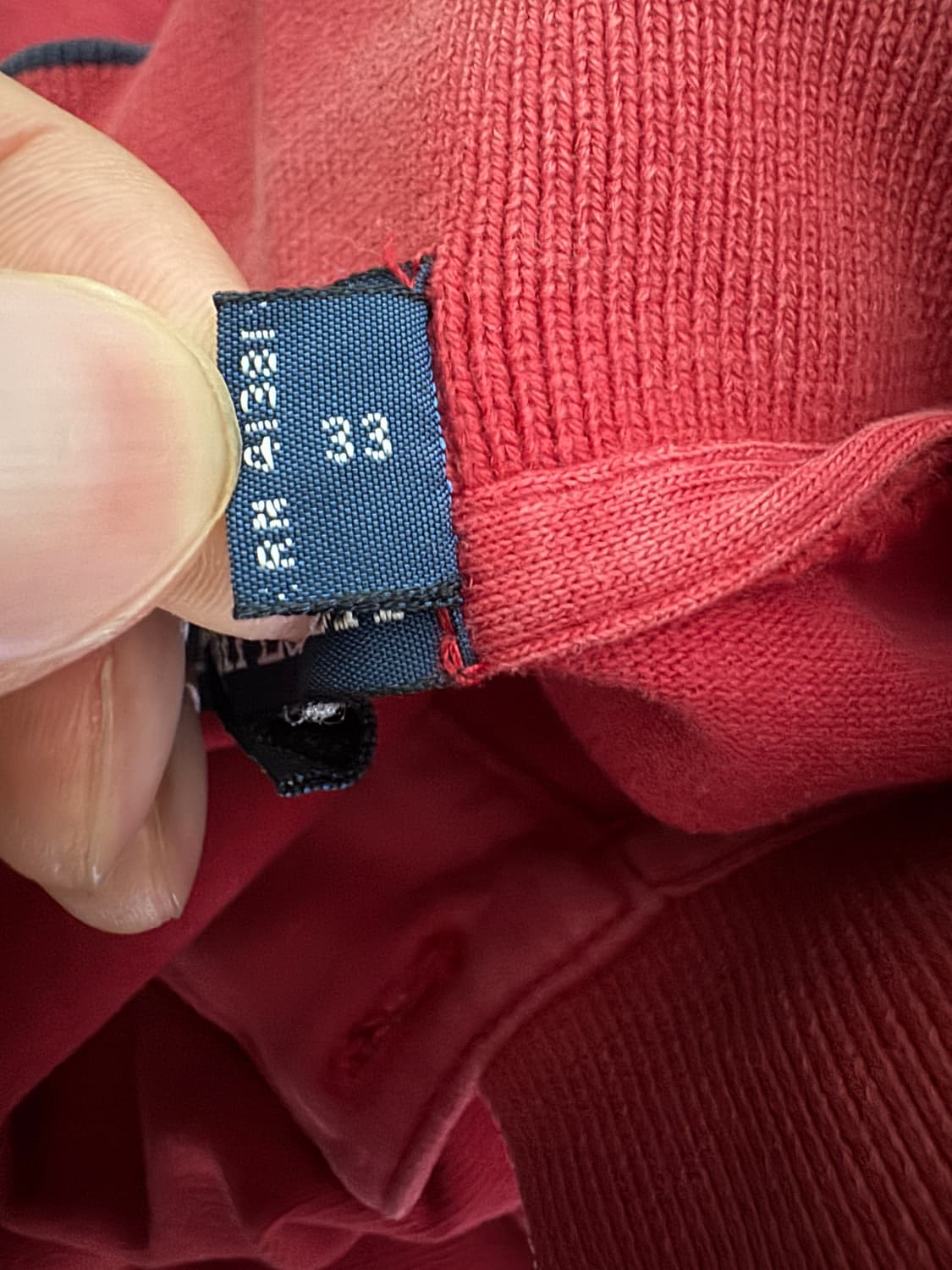 폴로 랄프로렌 오버핏 반팔 카라 티셔츠 레드 L ~ XL 상품이미지6