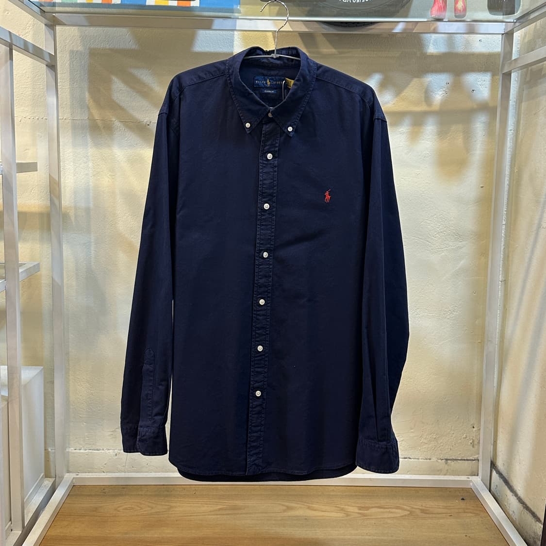 폴로 랄프로렌 클래식핏 가먼트 다이 옥스포드 셔츠 XL 상품이미지1