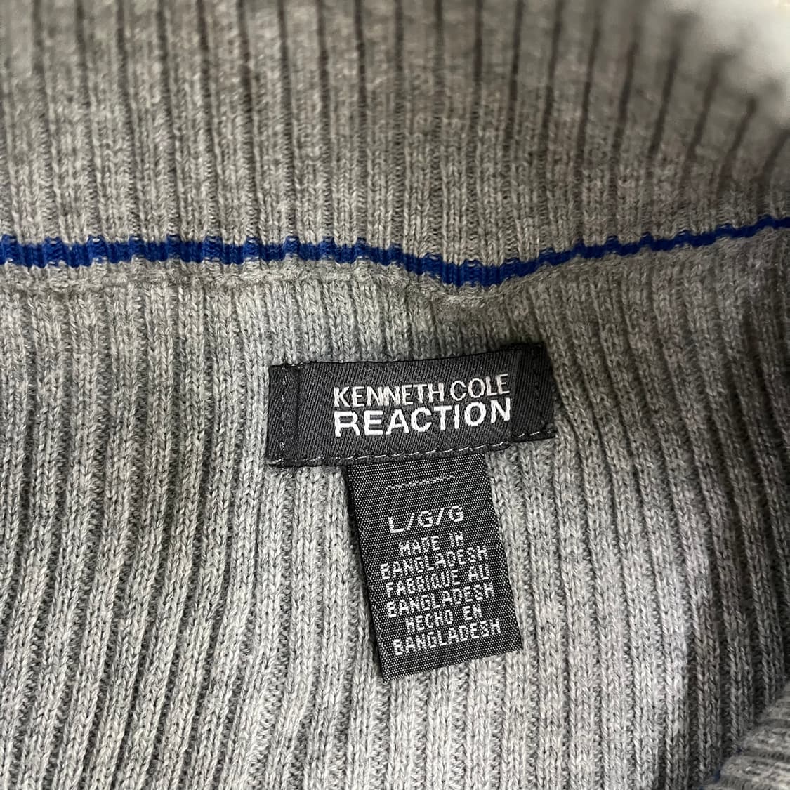 [L] 케네스콜 리액션 코튼 니트 집업 자켓 0108M1 상품이미지2