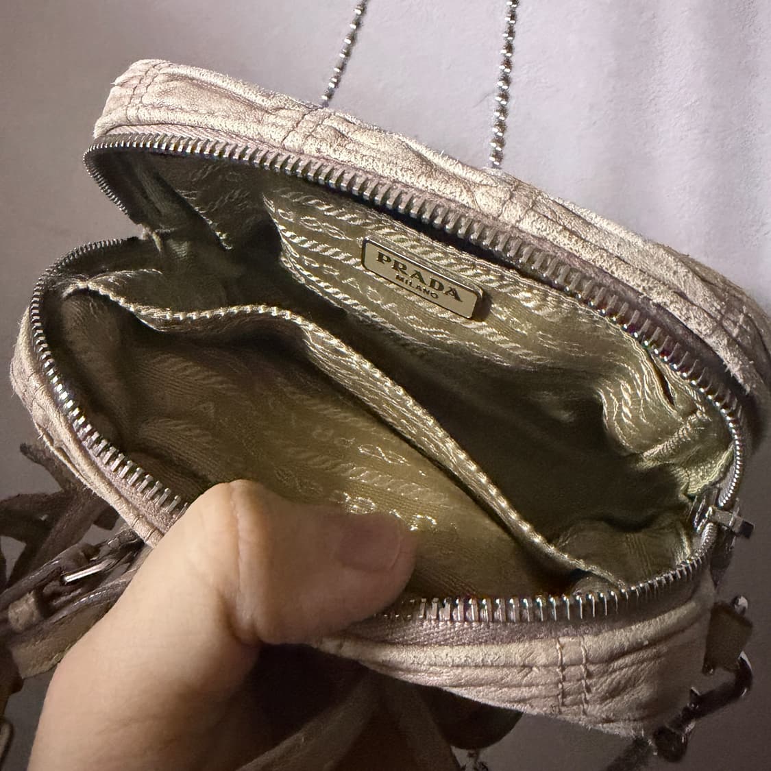 프라다 나파가죽 미니 크로스백 상품이미지8