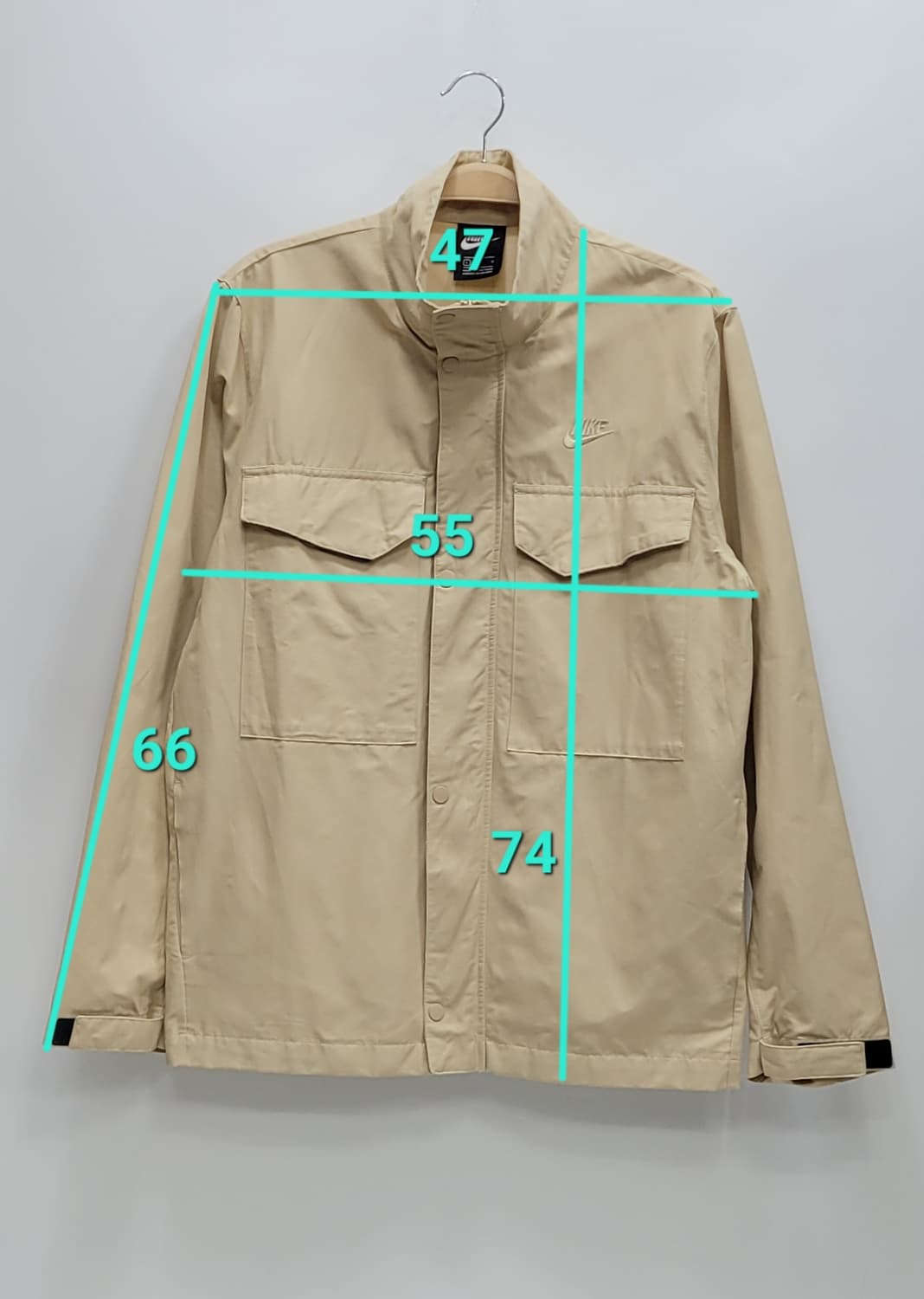 NIKE 21SS 나이키 바람막이 우븐 재킷 / 남 L 베이지 상품이미지10