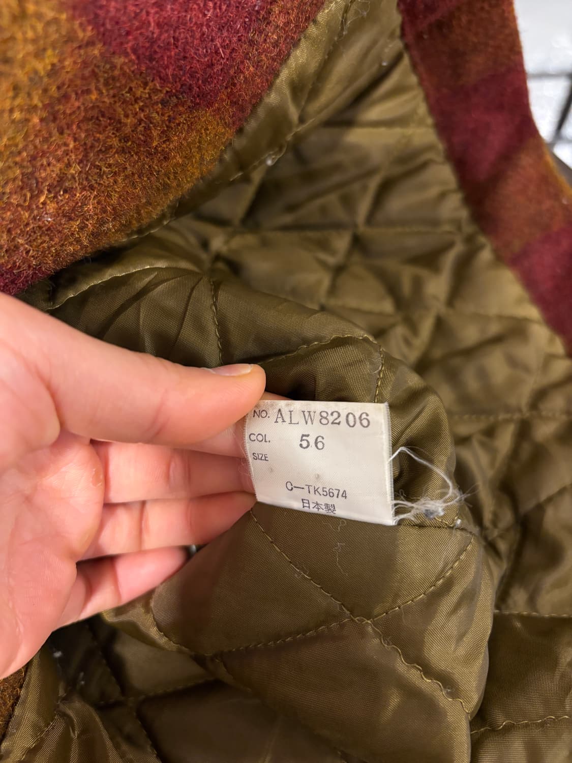 Avon House 울 체크자켓 상품이미지7