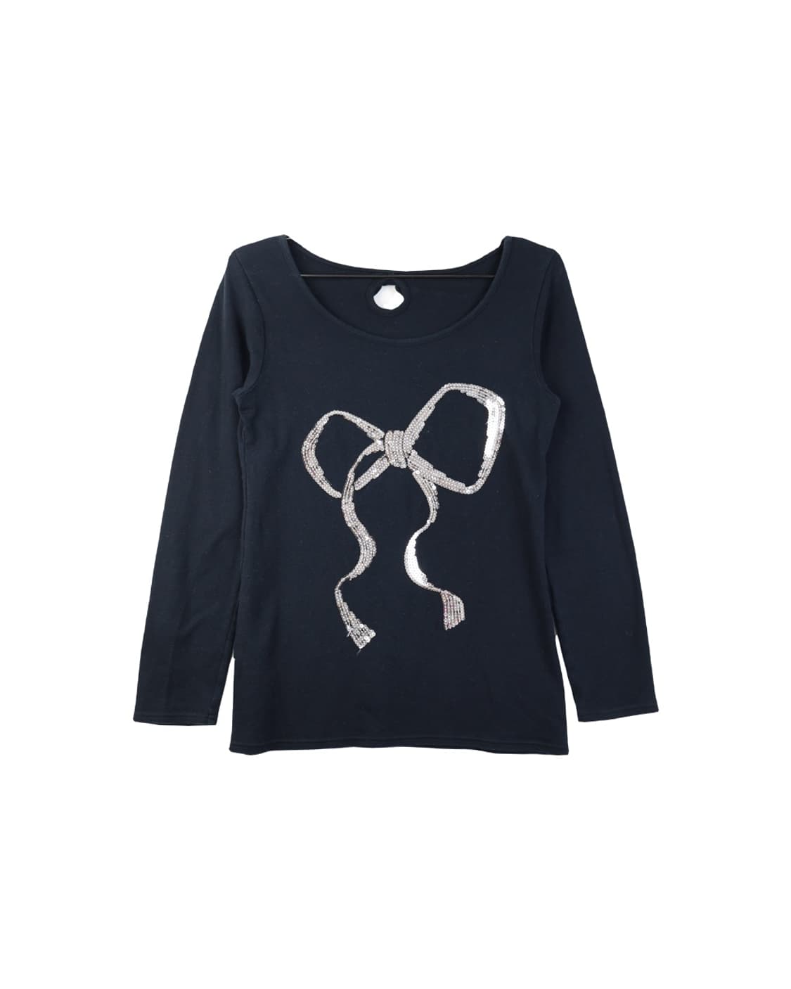 Jpn Ribbon Spangle detail long sleeve 상품이미지4