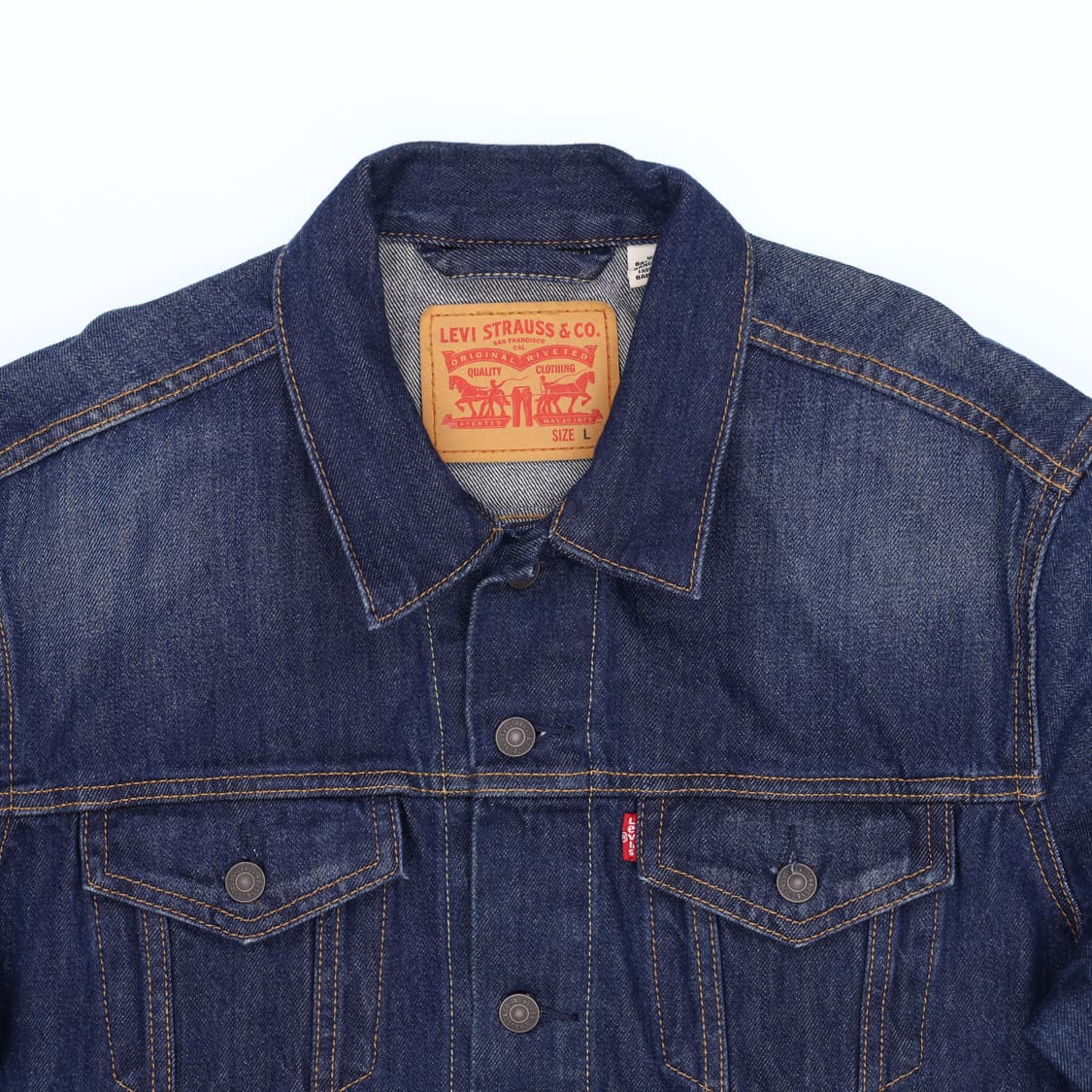 L 리바이스 데님 트러커 청자켓 N7453 상품이미지3