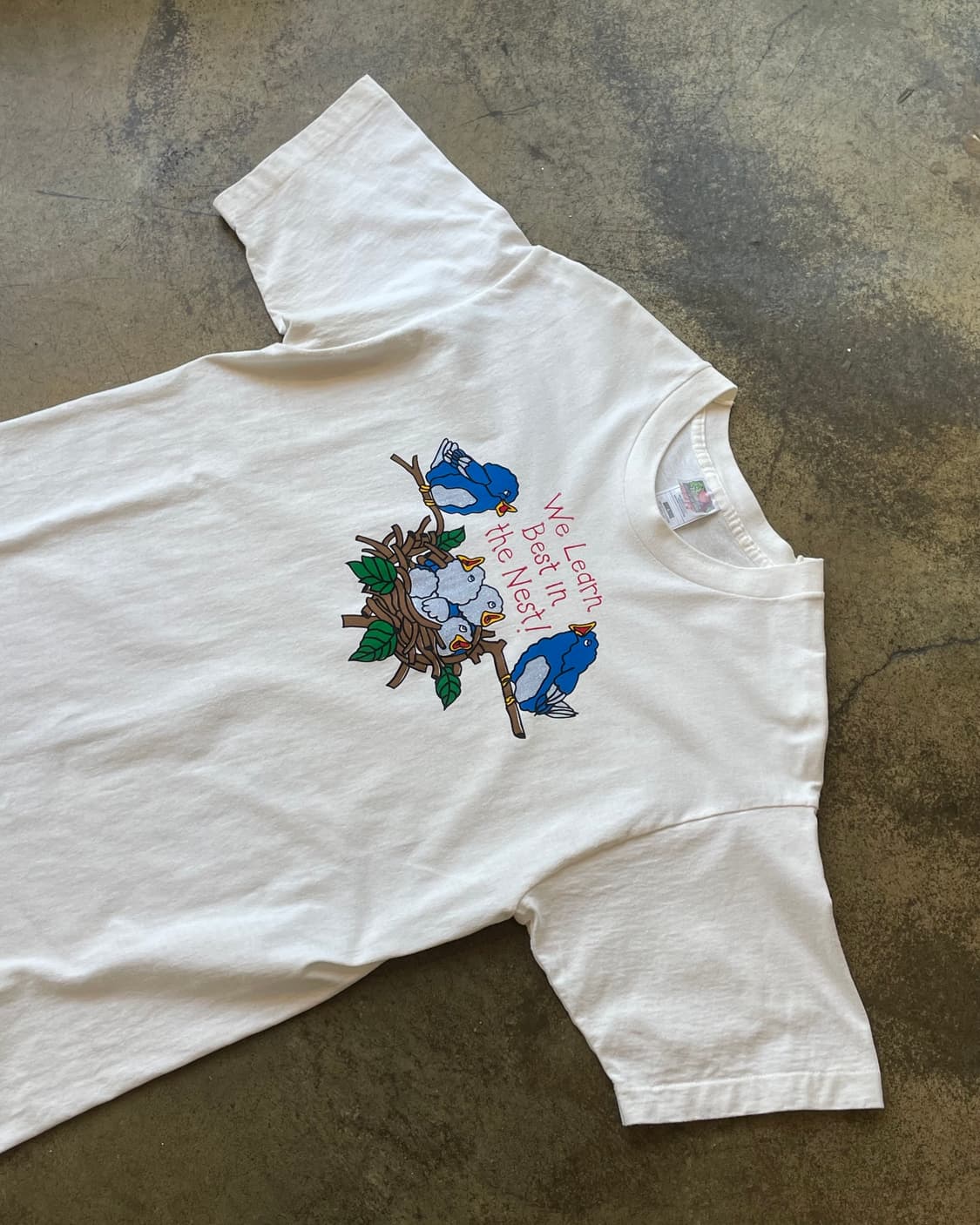 90‘s USA “Birds” T-shirt L 상품이미지7