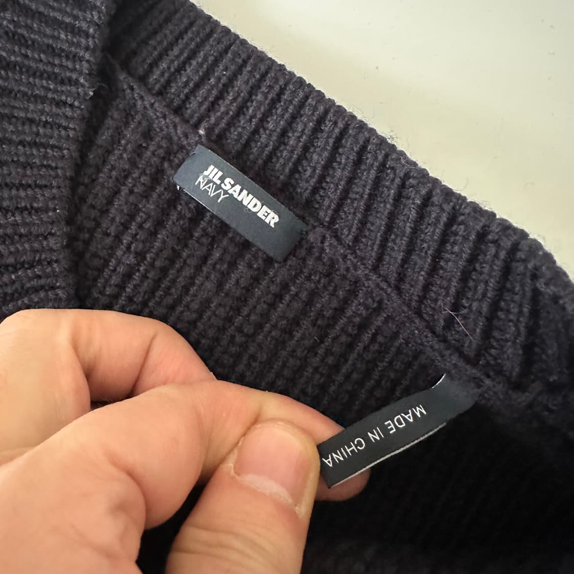 질샌더 jil sander navy 가디건 상품이미지5