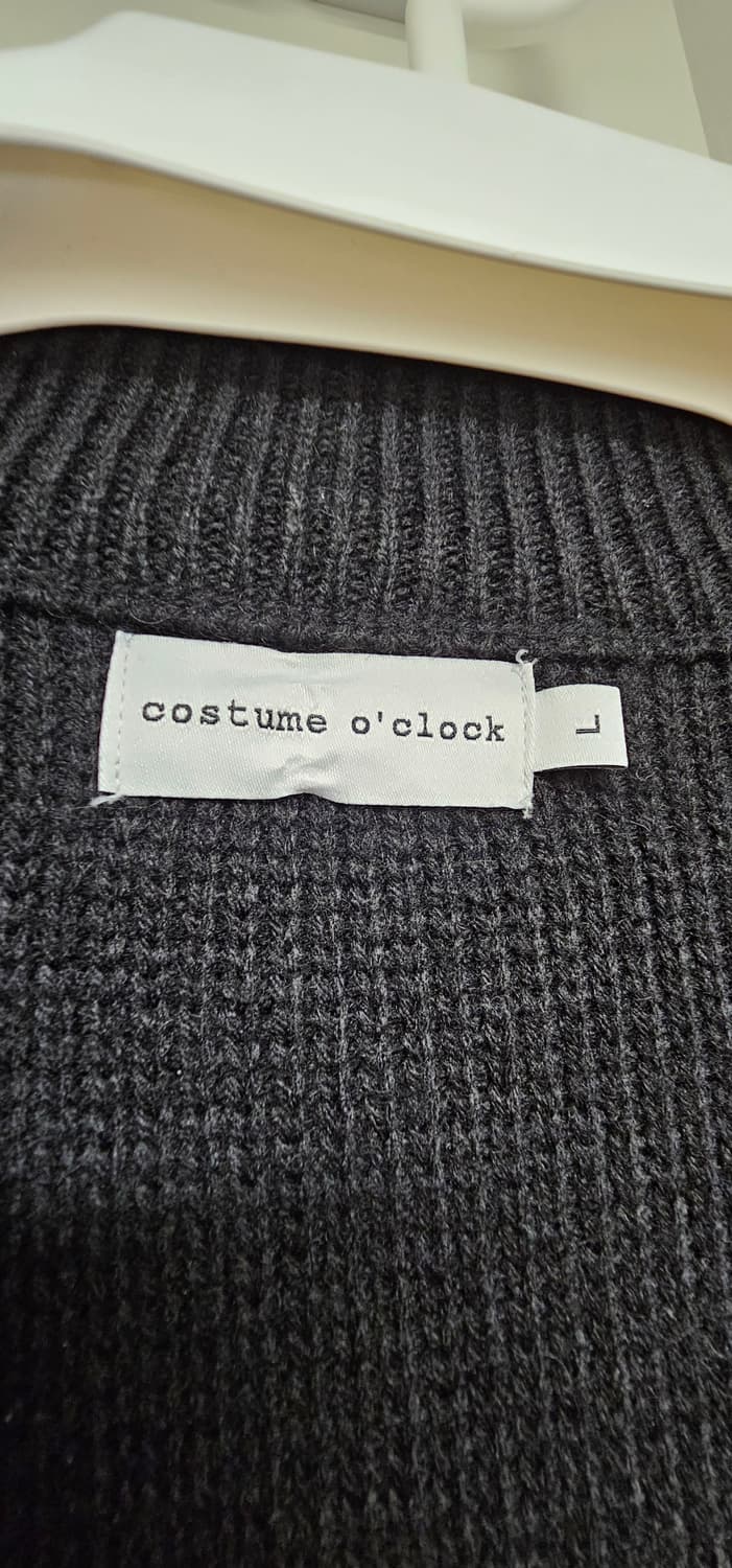 커스텀어클락 헤비 울 오버핏 가디건 블랙 L 상품이미지5