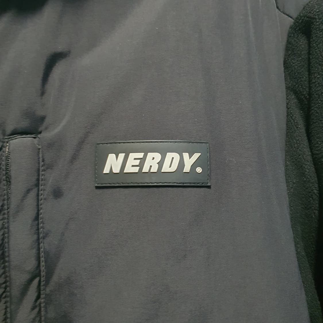 널디 플리스 블락 패딩 자켓  상품이미지3