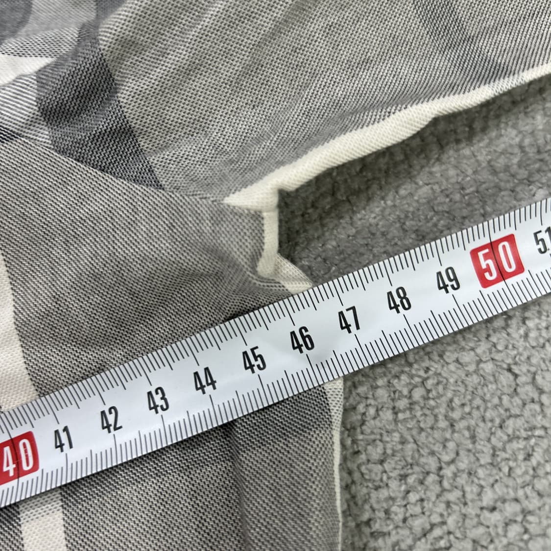 버버리 리얼 정품 백화점 택 체크 셔츠 그레이 s 상품이미지4