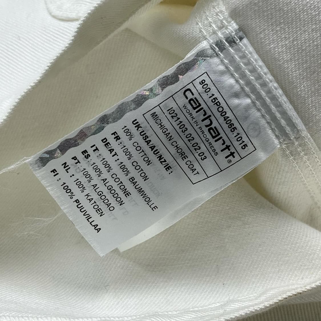 칼하트 wip 화이트 미시건 초어코트 상품이미지9