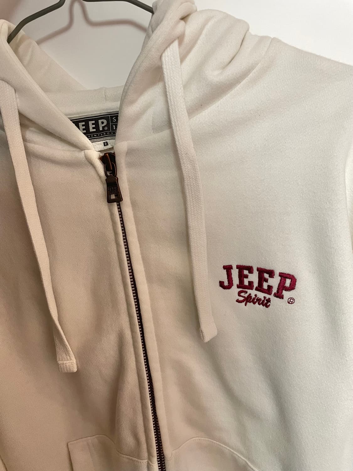 지프 스피릿 로고 후드집업 상품이미지1