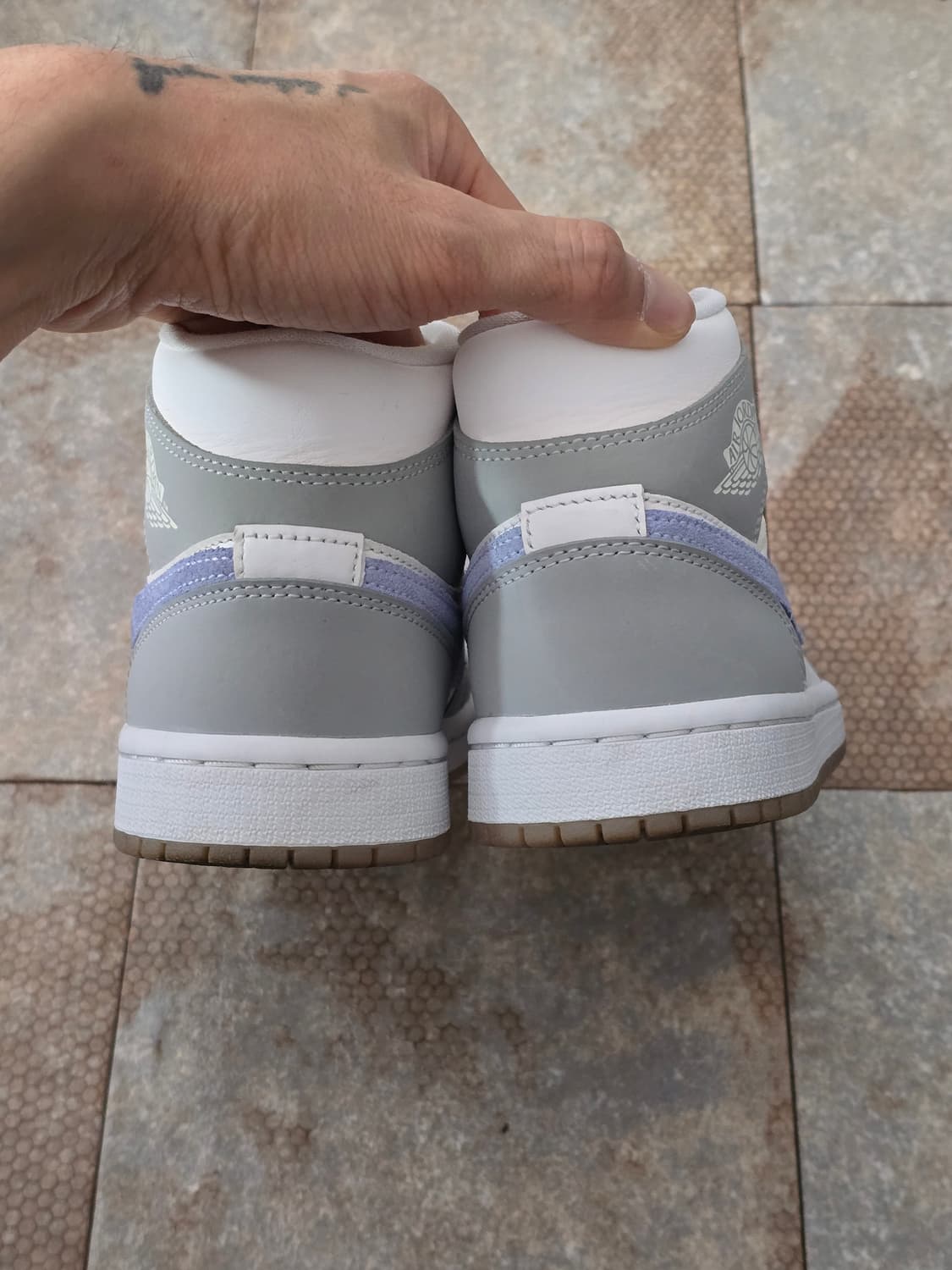 (220)나이키 조던 1 미드 울프 그레이  상품이미지7